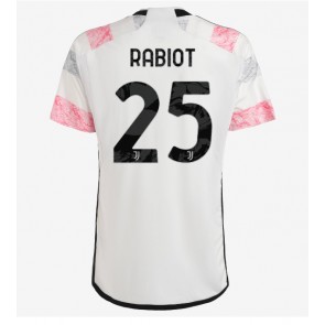 Juventus Adrien Rabiot #25 Replica Away Stadium Shirt 2023-24 Short Sleeve